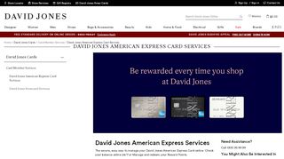 
                            4. David Jones American Express Card Services