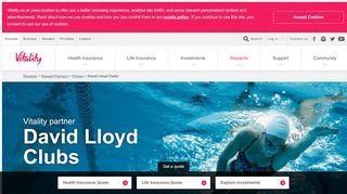 
                            10. David Lloyd Discount | David Lloyd Clubs Offer | Vitality