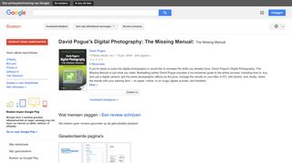 
                            6. David Pogue's Digital Photography: The Missing Manual: The Missing ...