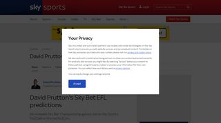 
                            12. David Prutton's Sky Bet EFL predictions | Football News | Sky Sports