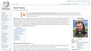 
                            12. David Tipling - Wikipedia