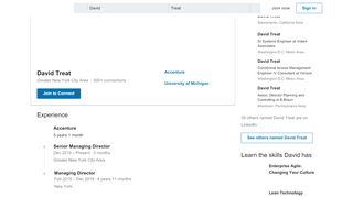 
                            10. David Treat - Managing Director - Accenture | LinkedIn