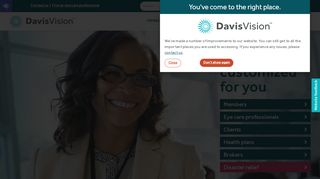 
                            9. Davis Vision: Home Page