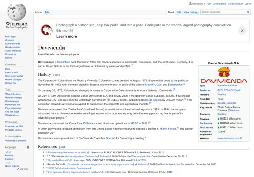 
                            4. Davivienda - Wikipedia