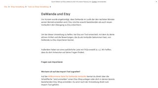 
                            3. DaWanda und Etsy – Etsy