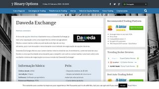 
                            6. • Daweda Exchange - Mentira Ou Plataforma Amigável? •