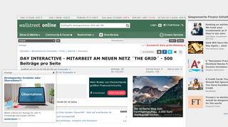 
                            9. DAY INTERACTIVE - MITARBEIT AM NEUEN NETZ ´THE GRID´ - 500 ...