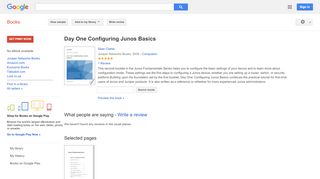 
                            12. Day One Configuring Junos Basics