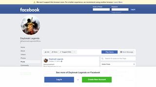 
                            5. Daybreak Legends - Posts | Facebook