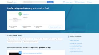
                            10. Dayforce Dynamite Group at top.accessify.com