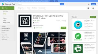 
                            6. DAZN: Diretta Calcio e Sport - App su Google Play