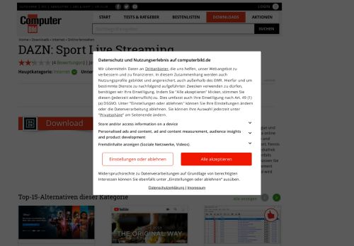 
                            11. DAZN: Sport Live Streaming - Download - COMPUTER BILD