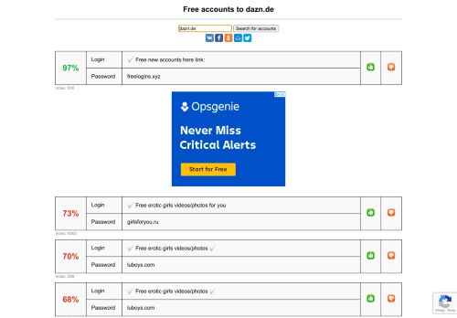 
                            3. dazn.de - free accounts, logins and passwords
