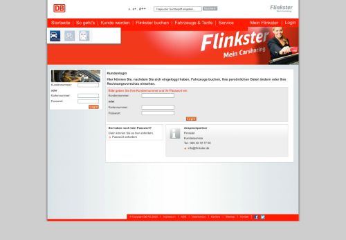 
                            2. DB Carsharing - Flinkster.de