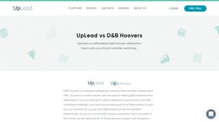 
                            7. D&B Hoovers Alternative - UpLead