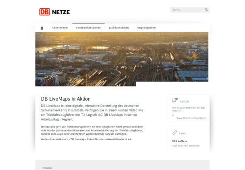 
                            3. DB LiveMaps in Aktion | Deutsche Bahn AG - DB Netze