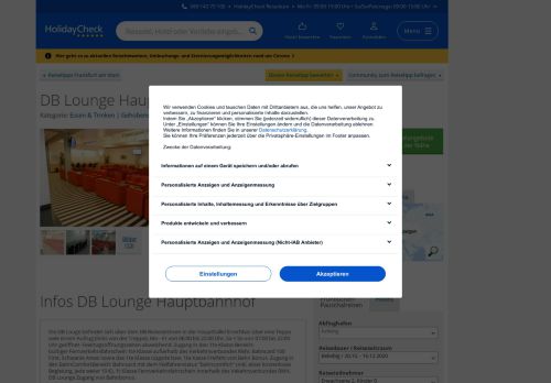 
                            10. DB Lounge Hauptbahnhof in Frankfurt am Main • HolidayCheck