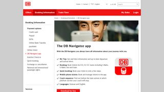
                            8. DB Navigator: Timetables, tickets and individual ... - Deutsche Bahn