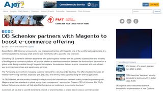 
                            12. DB Schenker partners with Magento to boost e-commerce offering ...