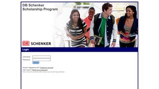 
                            4. DB Schenker Scholarship Program - Login