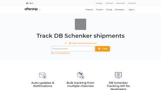 
                            5. DB Schenker Tracking - AfterShip