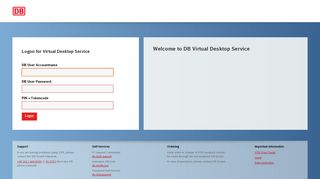 
                            1. DB Virtual Desktop Service - Deutsche Bahn AG