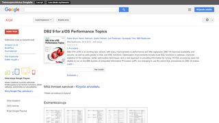 
                            7. DB2 9 for z/OS Performance Topics - Google-teoshaun tulos