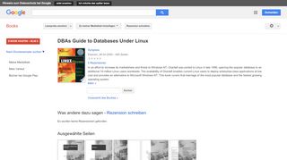 
                            6. DBAs Guide to Databases Under Linux