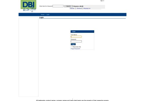 
                            8. DBI -- Login