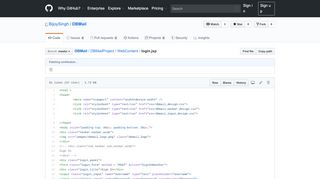 
                            8. DBMail/login.jsp at master · BijoySingh/DBMail · GitHub