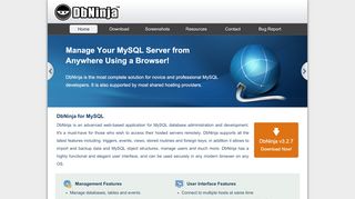 
                            3. DbNinja | Online MySQL database manager