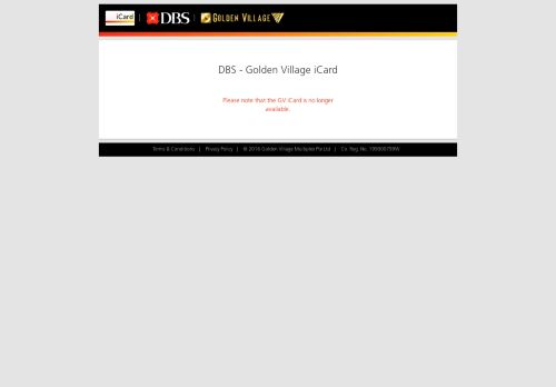 
                            11. DBS - Golden Village iCard