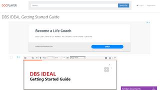 
                            11. DBS IDEAL Getting Started Guide - PDF - DocPlayer.net