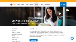 
                            10. DBS Vickers Online Account | DBS Singapore - POSB