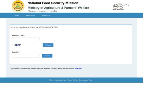 
                            3. DBT:NFSM(National food security mission)