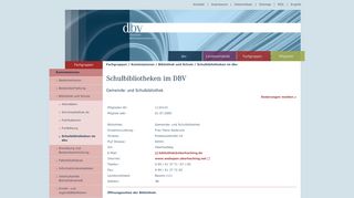 
                            13. dbv - Kommissionen - Bibliothek und Schule