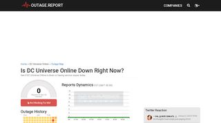 
                            6. DC Universe Online Servers Down? Service Status, Outage Map ...