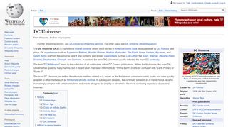 
                            7. DC Universe - Wikipedia