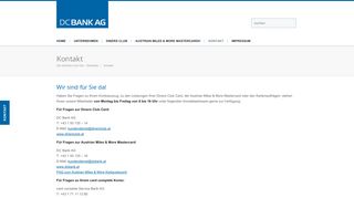 
                            2. DCBank AG | Kontakt - bei der DC Bank AG