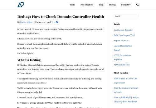 
                            7. Dcdiag: How to Check Domain Controller Health - Active Directory Pro