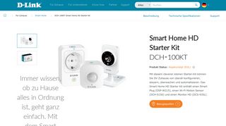 
                            3. DCH-100KT Smart Home HD Starter Kit | D-Link Deutschland