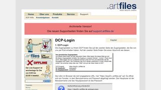 
                            2. DCP-Login - artfiles