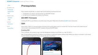 
                            8. DD-WRT Companion : Prerequisites