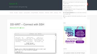 
                            4. DD-WRT - Connect with SSH - Steven B.