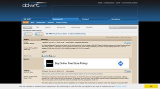 
                            7. DD-WRT Forum :: View topic - Facebook Wifi Setup