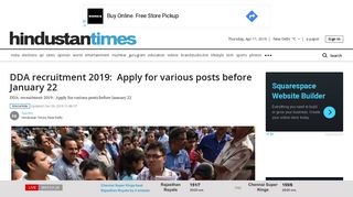 
                            9. DDA recruitment 2019: Apply for various posts before January 22 ...