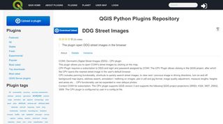 
                            9. DDG Street Images - QGIS Python Plugins Repository
