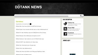 
                            11. DDTANK NEWS: Servidores