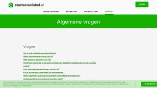 
                            11. De algemene vragen - Starteenwinkel.nl