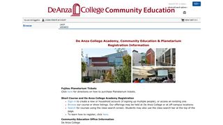 
                            9. De Anza College Academy - Community Education - Planetarium